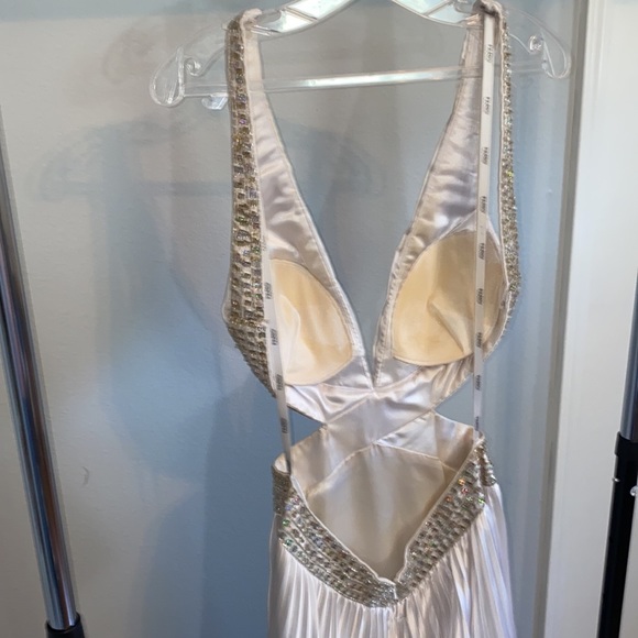 White Formal Dress - Picture 5 of 10